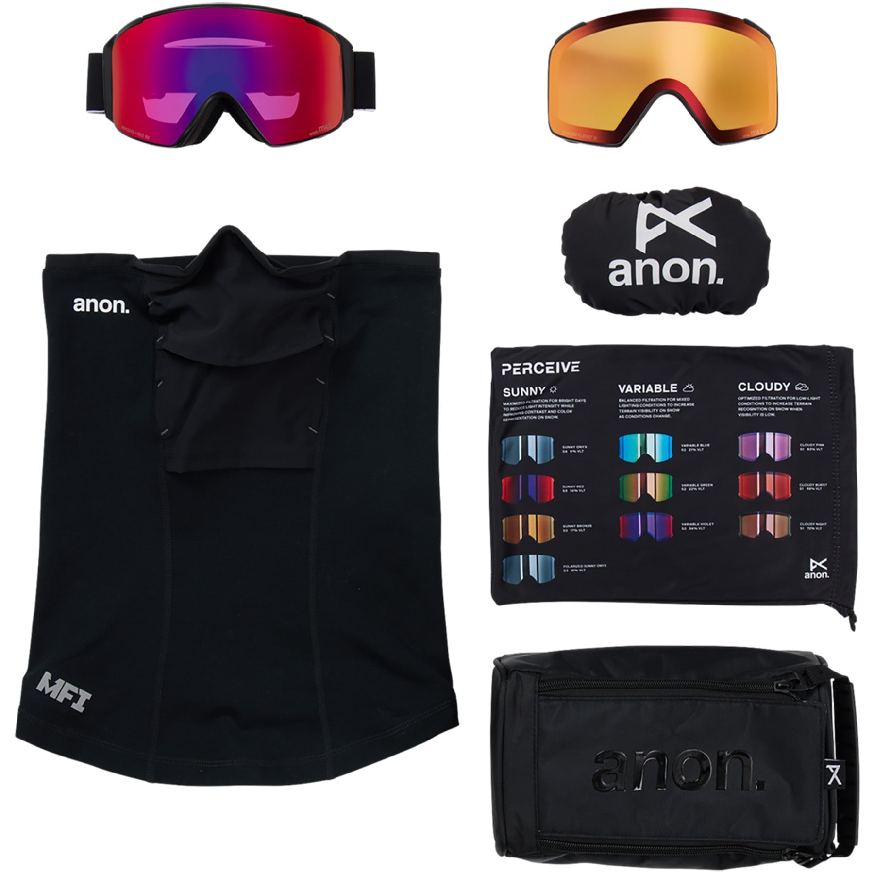 Anon M4S Cylindrical Goggles | Snowboard Goggles Australia
