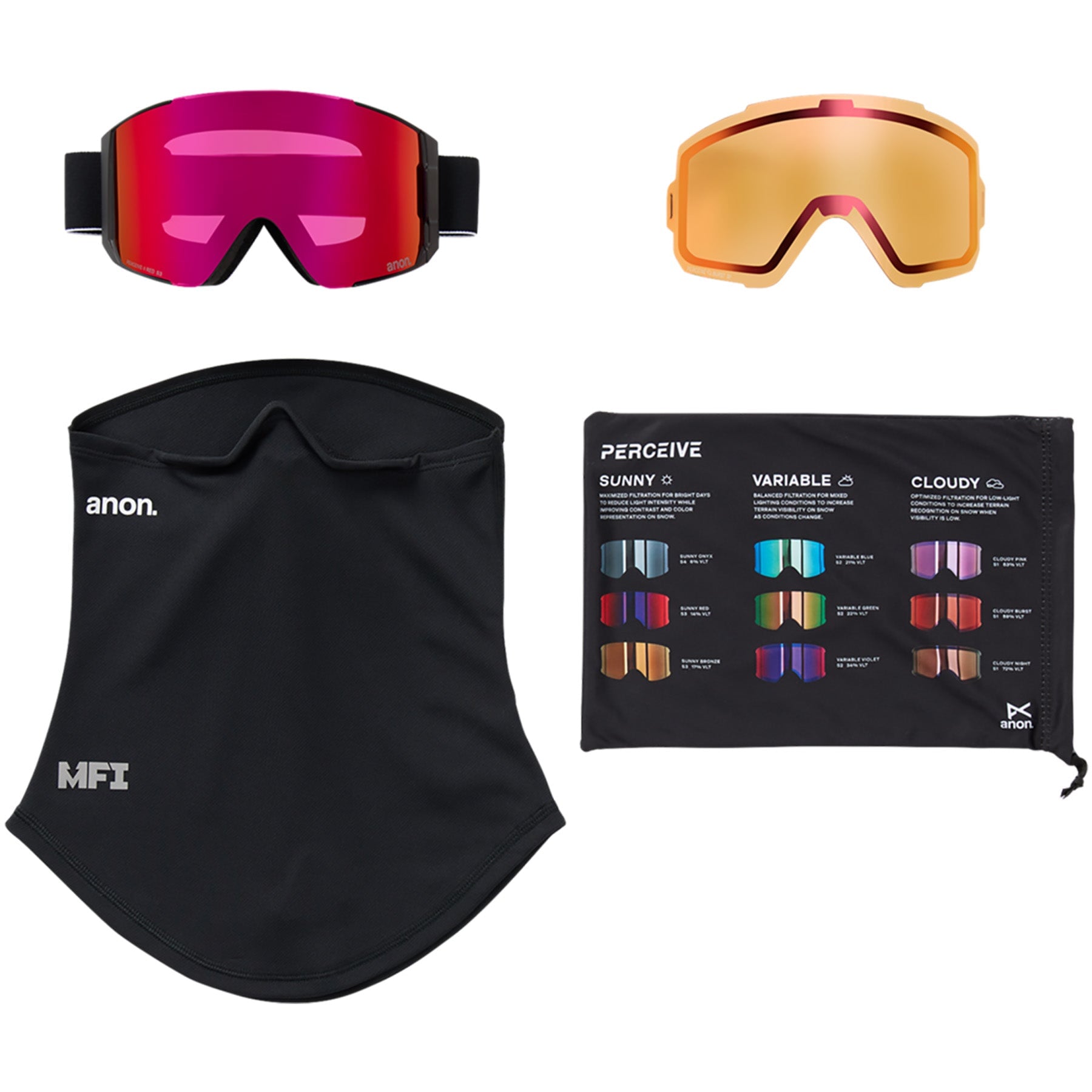 Anon Sync Goggles Low Bridge | Mens Womens Snowboard Goggles Australia