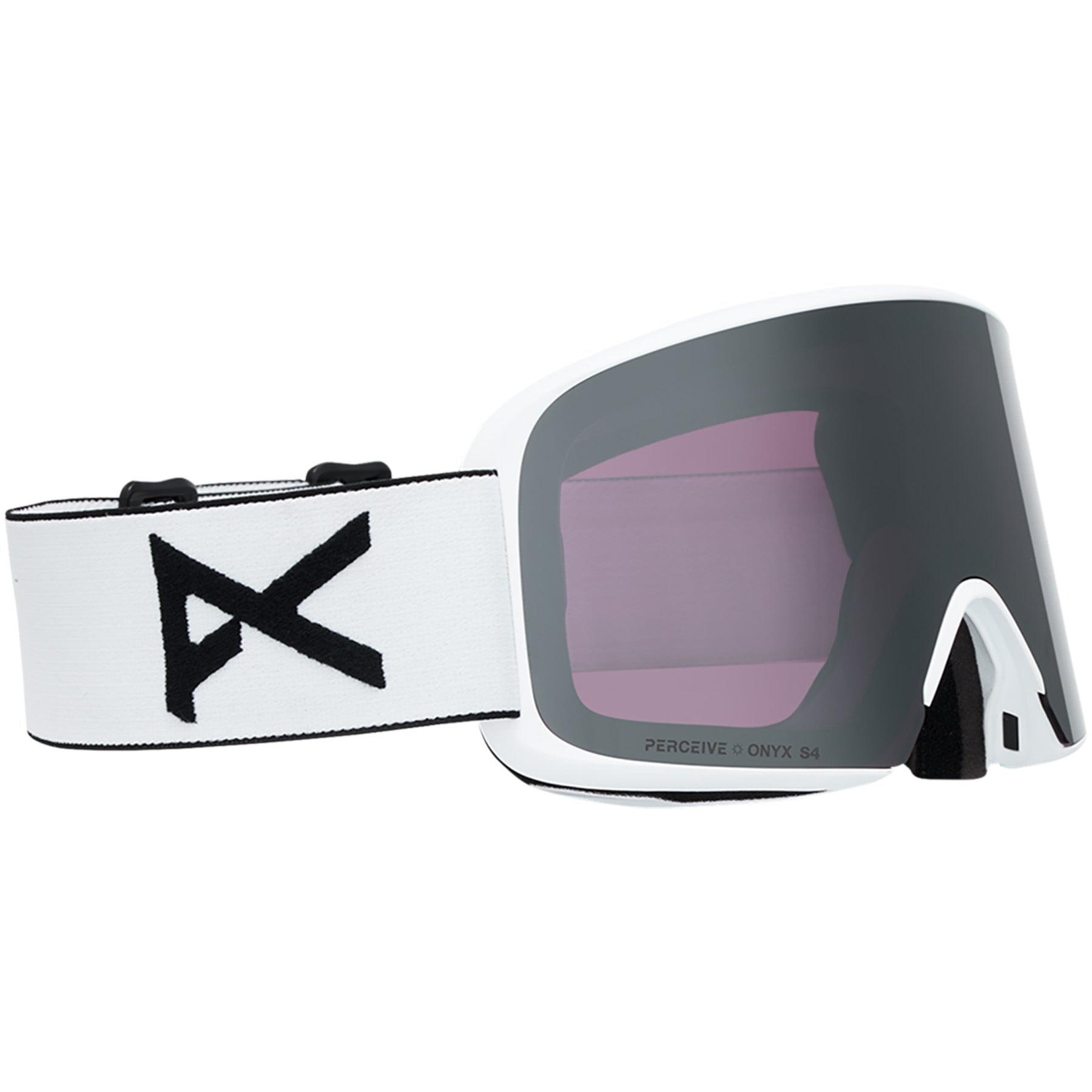 Frame: White, Lens: Perceive Sunny Onyx, Spare Lens: Perceive Variable Violet