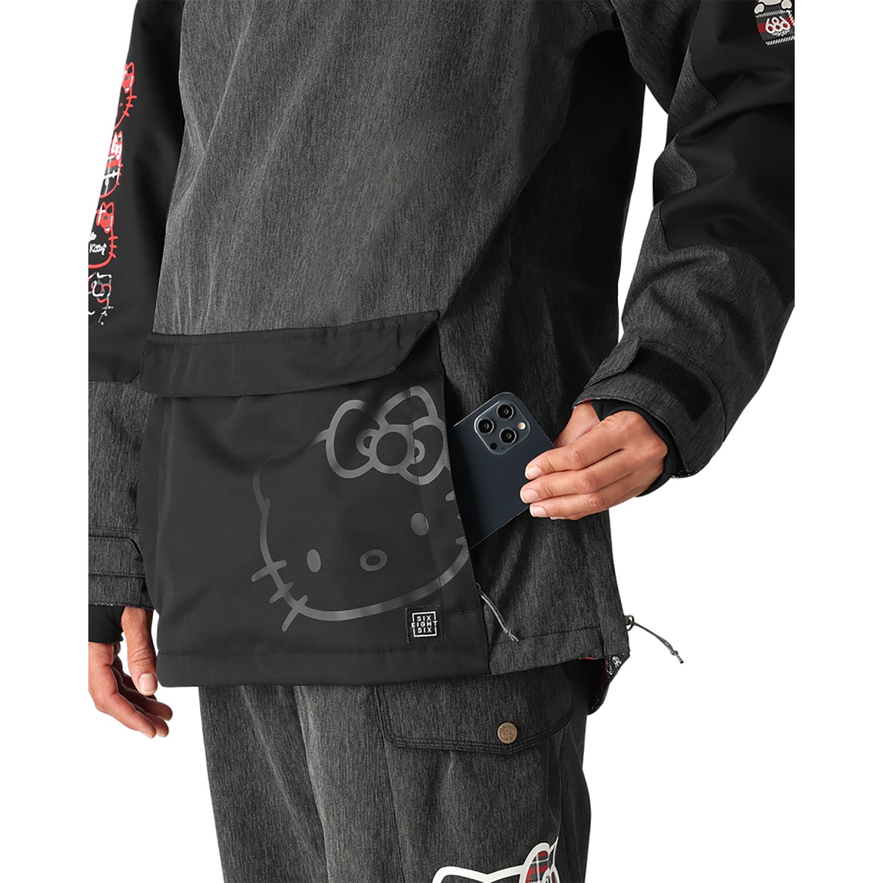 Hello Kitty Black Denim