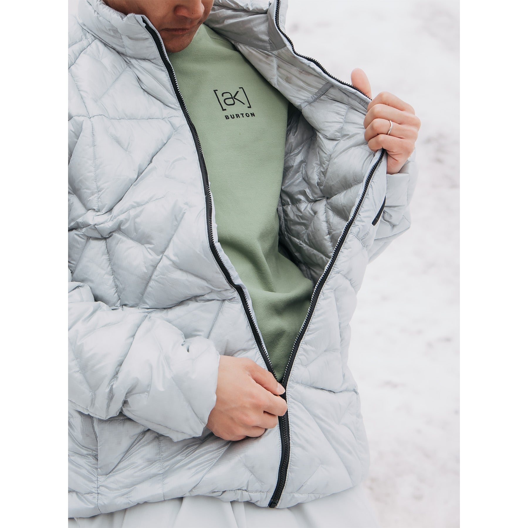 美品 BURTON AK457 LIGHT DOWN JACKET Gray Men's Burton [ak] Expedition Down Jacket | Burton.com Winter