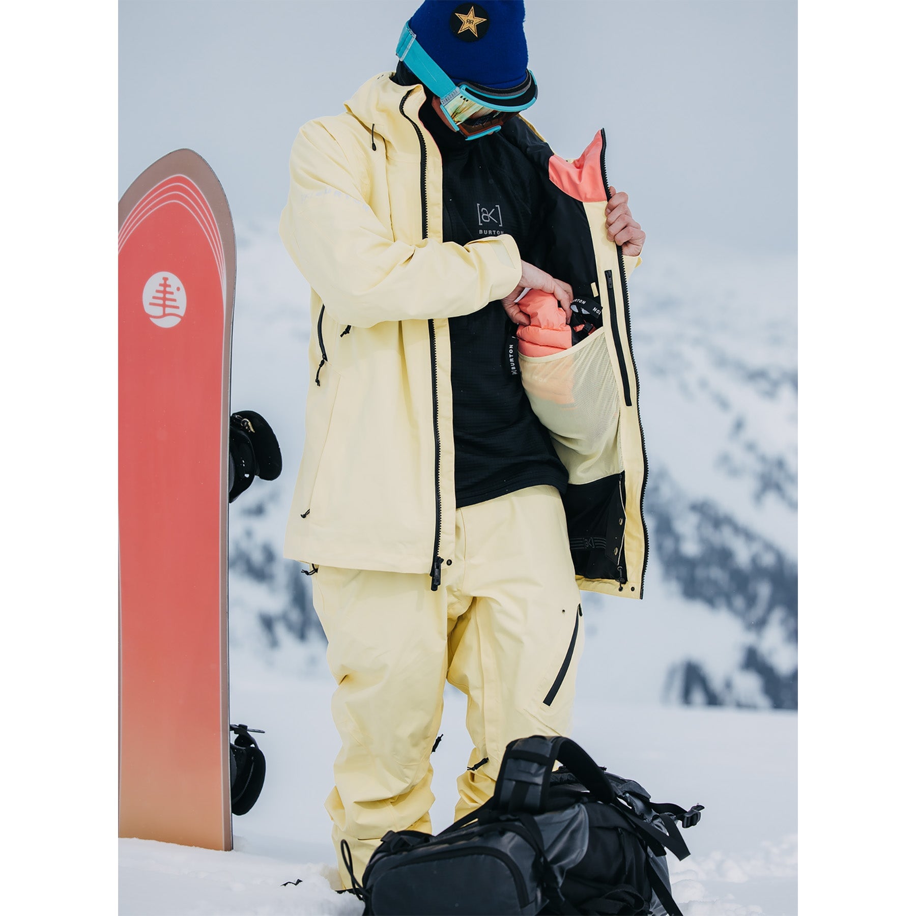 スノーボード Burton ak GORE CYCLIC PT XXL Buttermilk Burton Men's [ak] Cyclic GORE‑TEX 2L Jacket 2024 | Men's