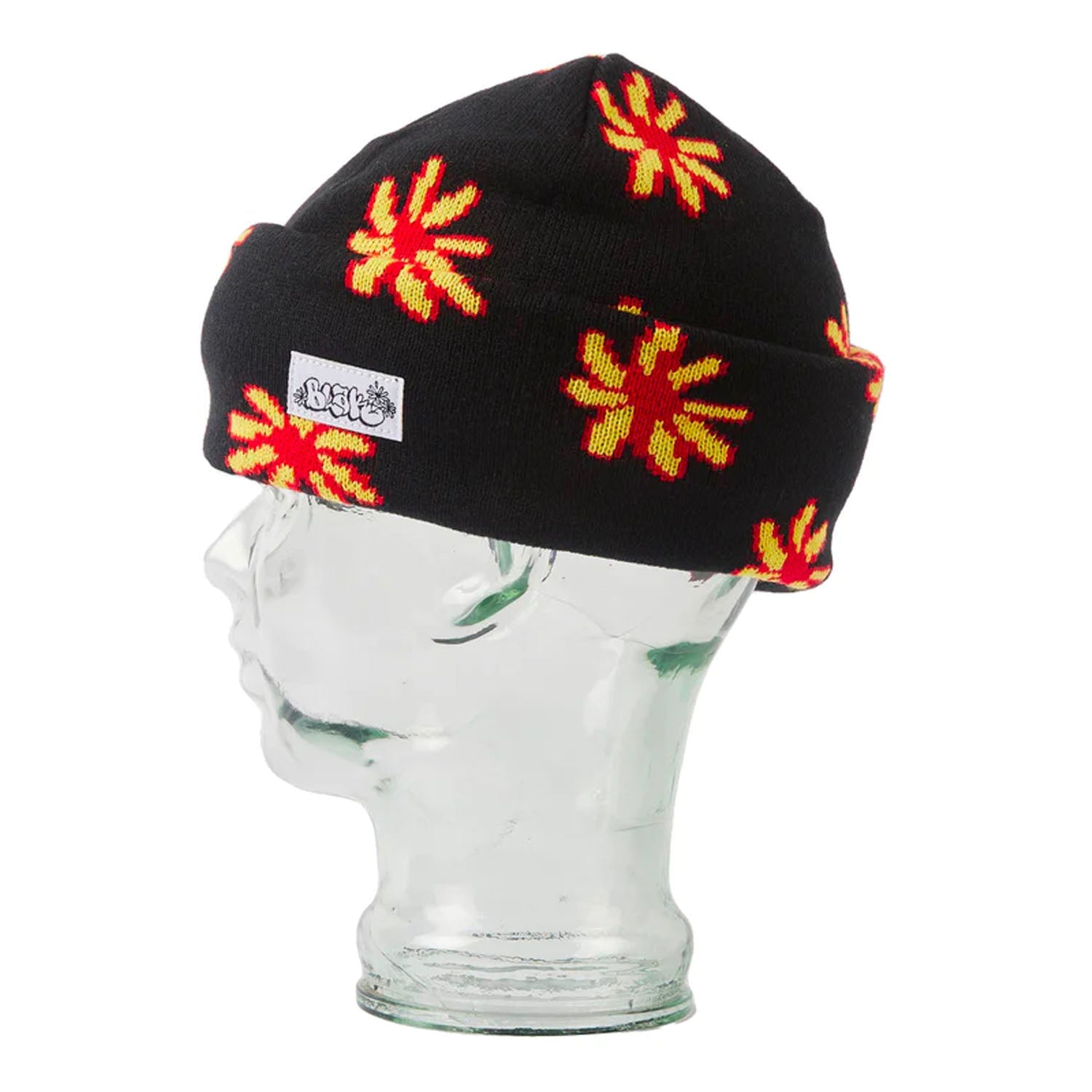 Blak Flower Power Beanie | Snow Beanies Australia