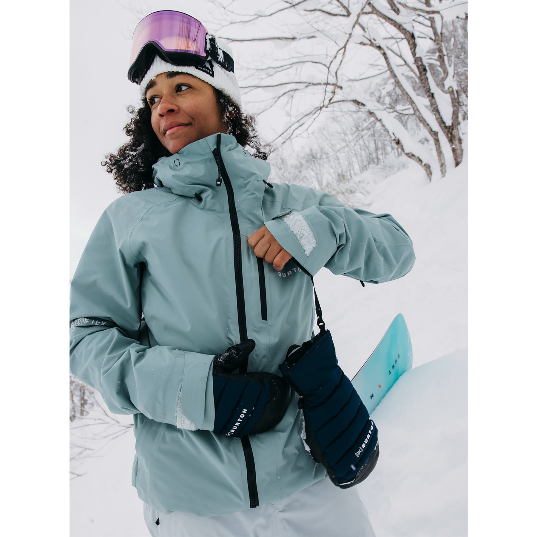 スノーボード BURTON Women's ak GORE-TEX 2L Upshift Burton AK Upshift Gore-Tex 2L Snowboard Jacket - Womens | Rhythm