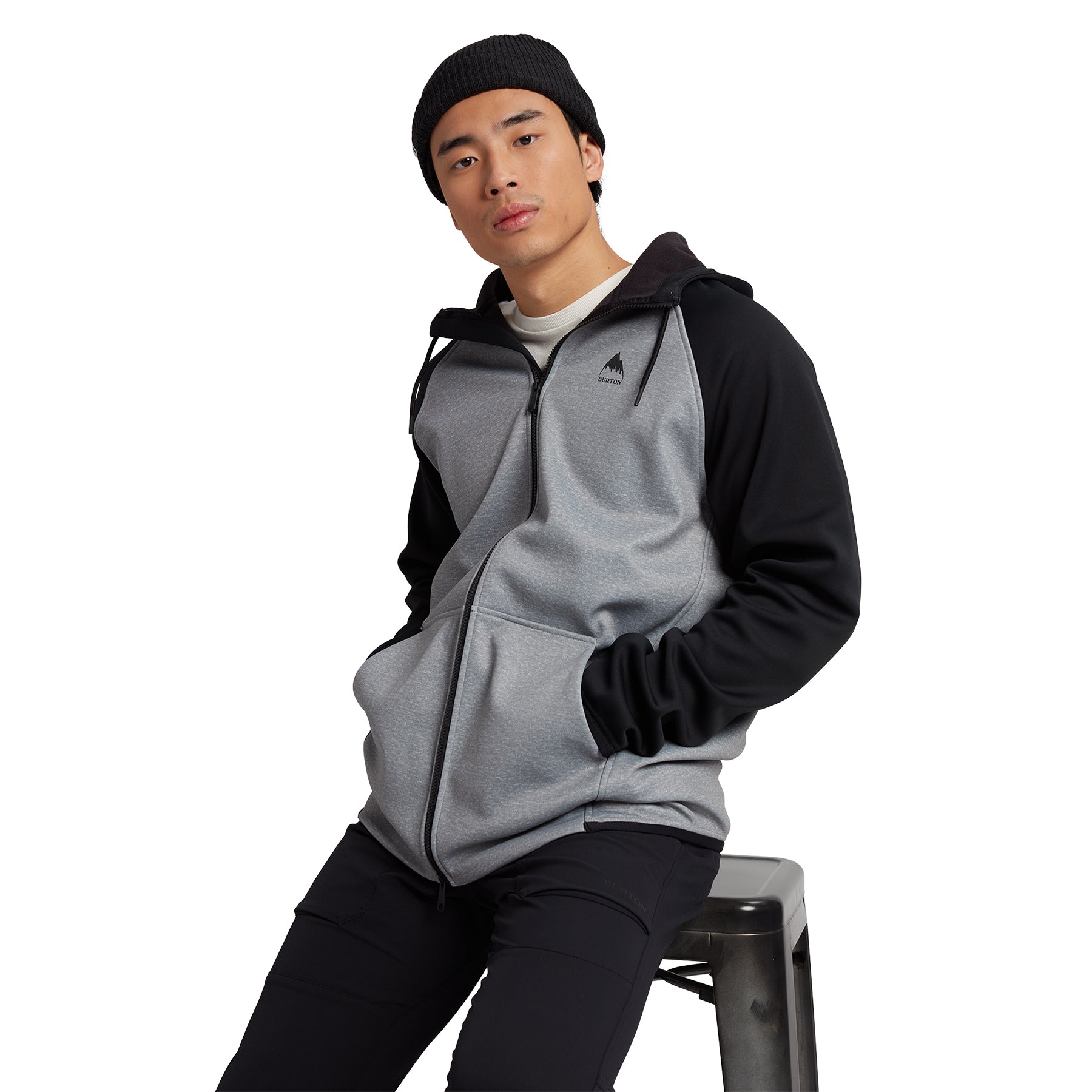 Gray Heather / True Black