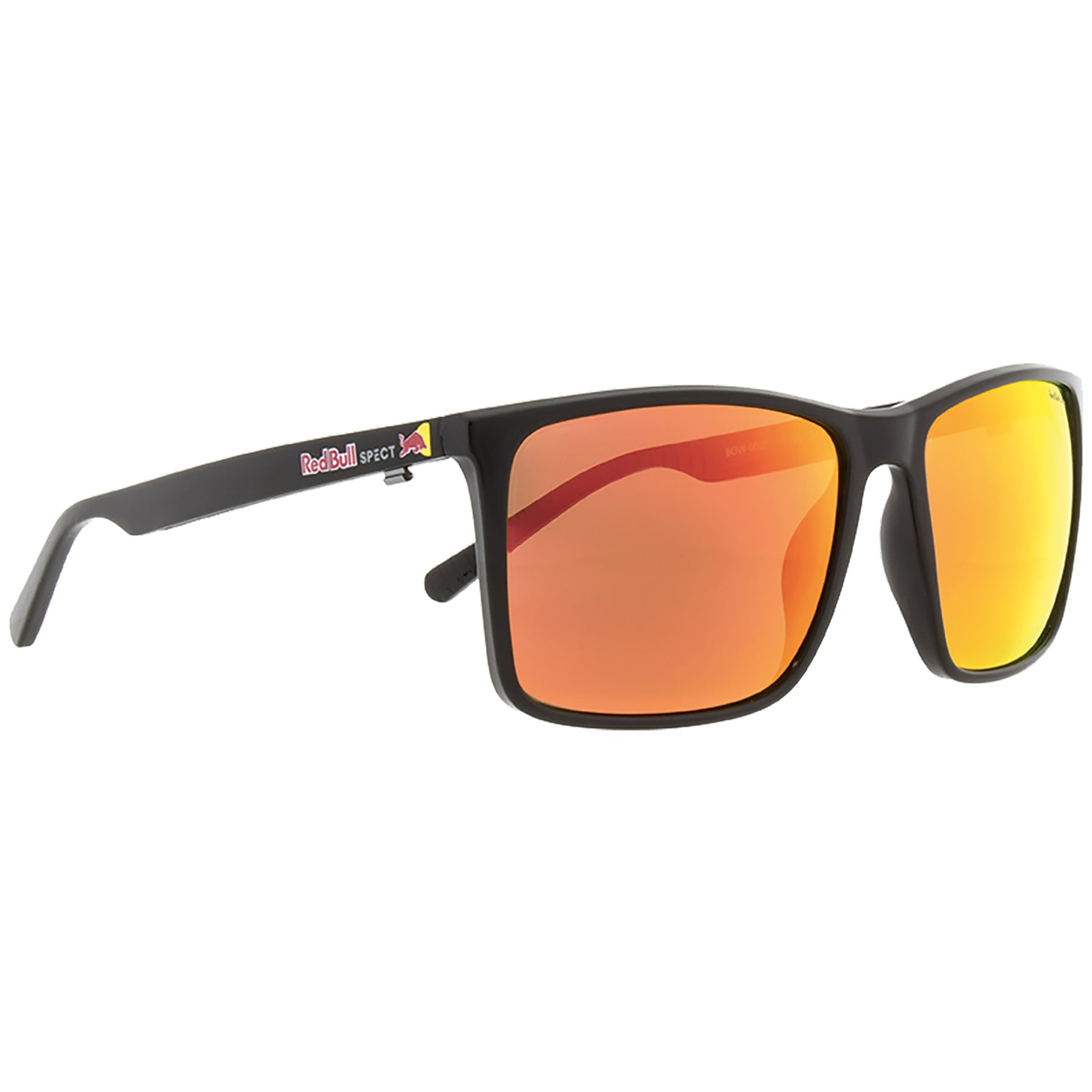 Shiny Black / Brown Lens with Red Mirror