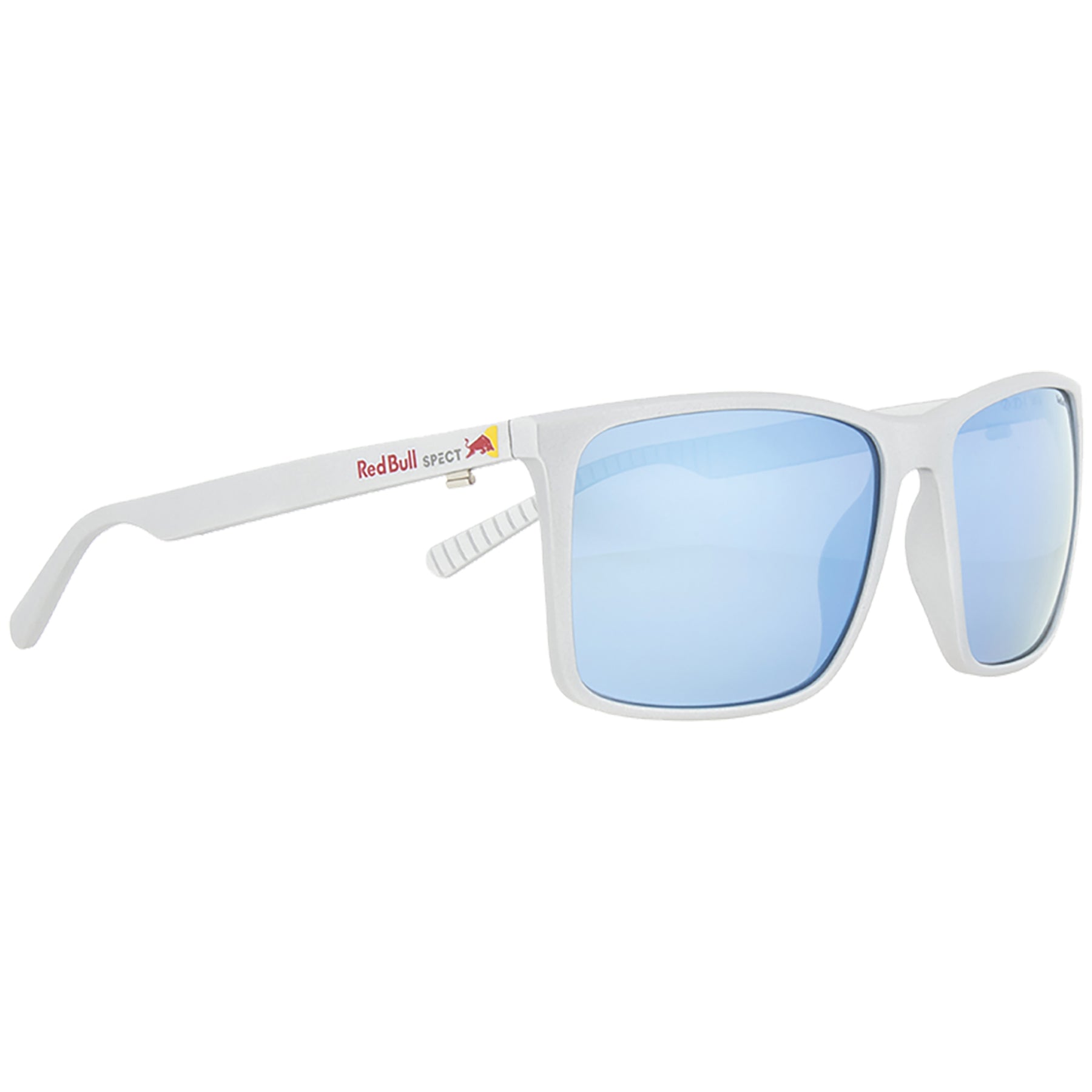 Metallic Silver / Smoke With Light Blue Mirror