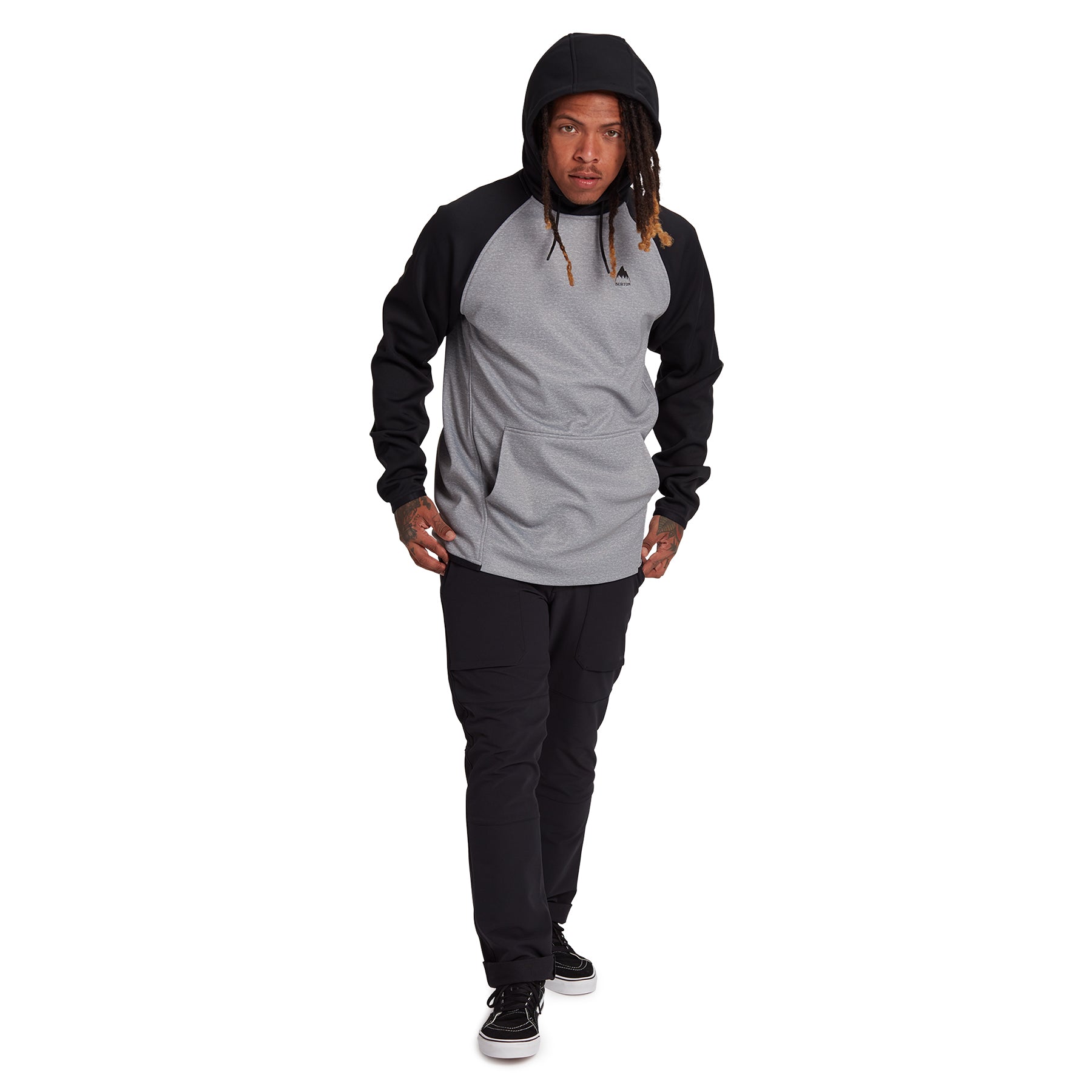 Gray Heather / True Black