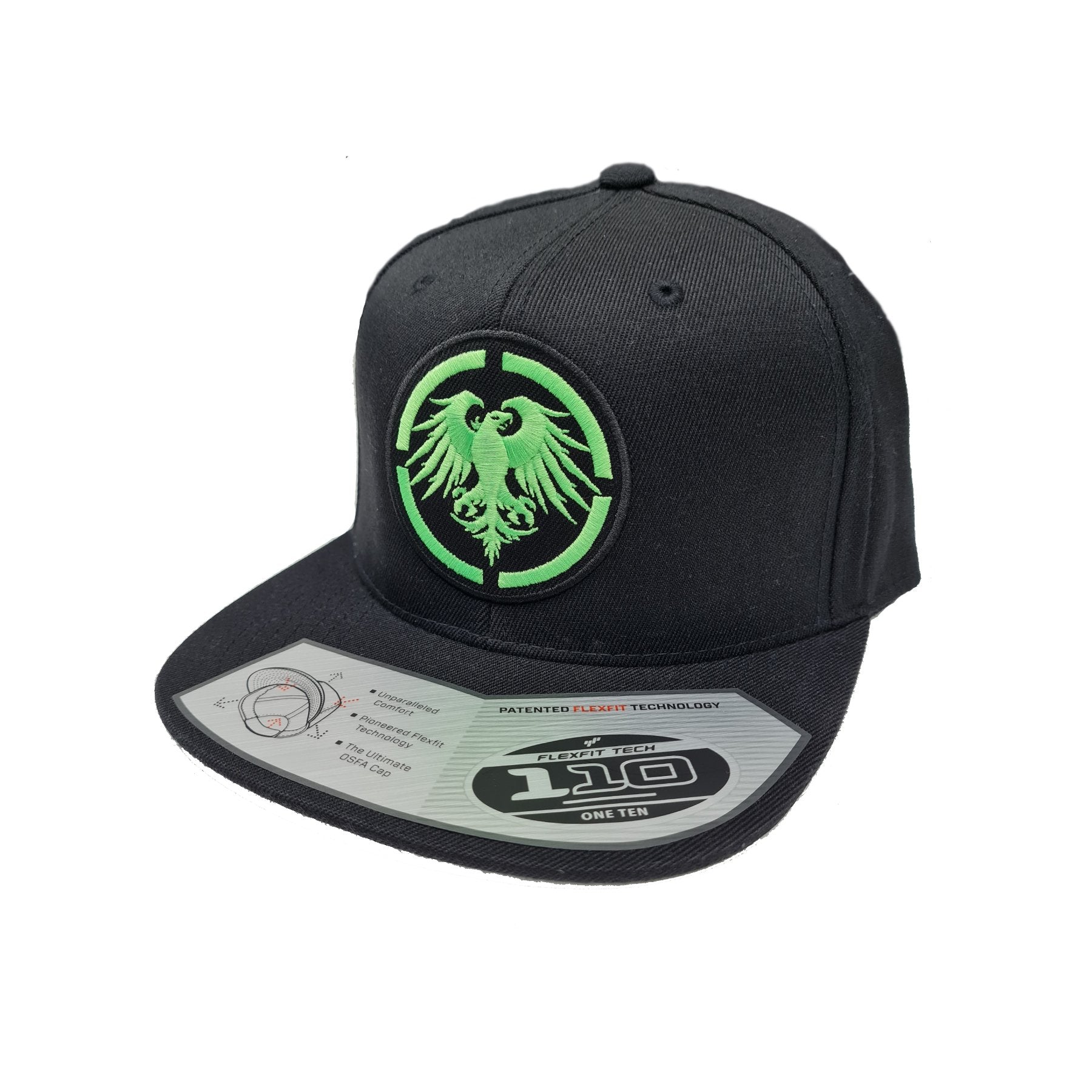 Never Summer Eagle Patch Adjustable Snapback Hat