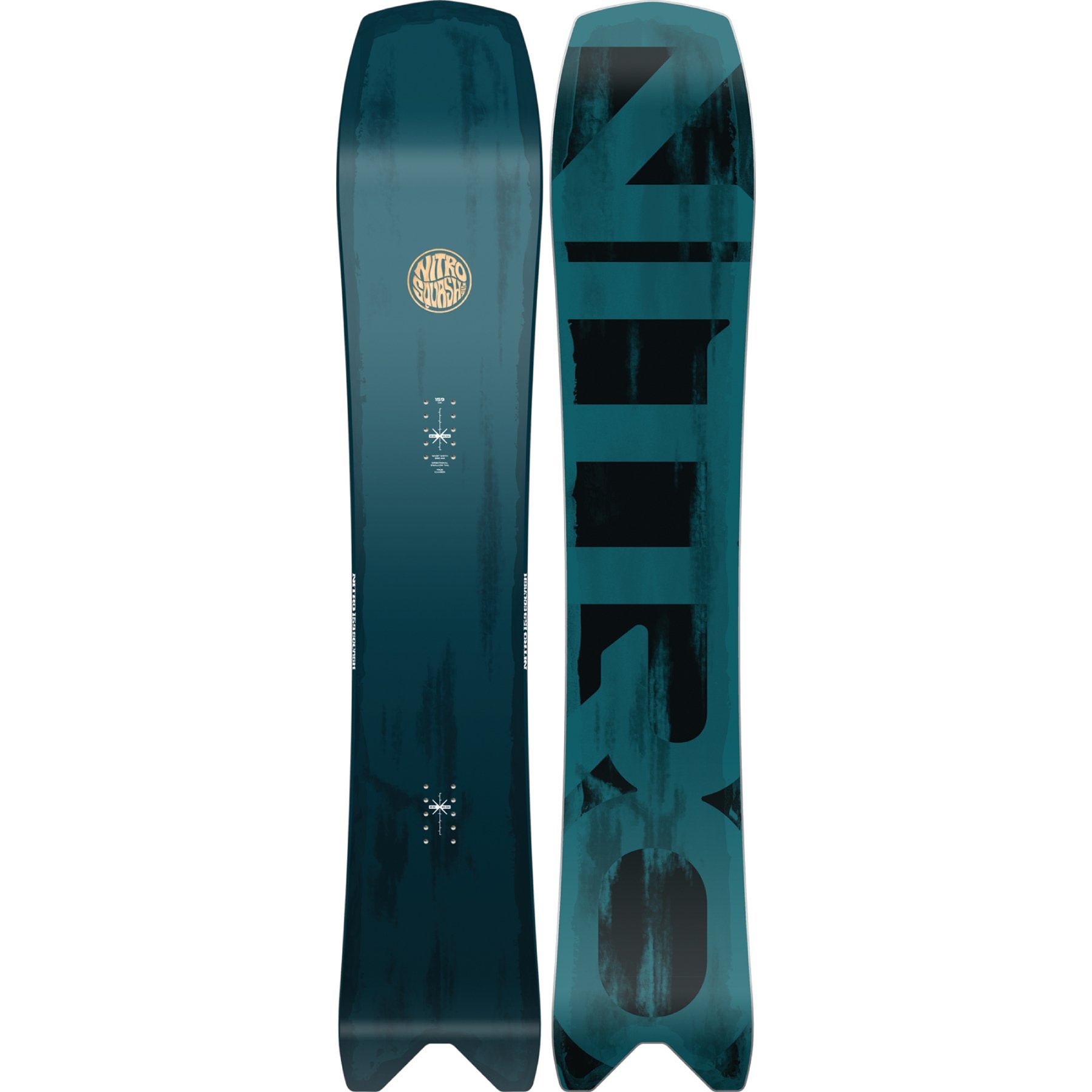 17-18 NITRO QUIVER SQUASH 159cm あっけない パウダーボード