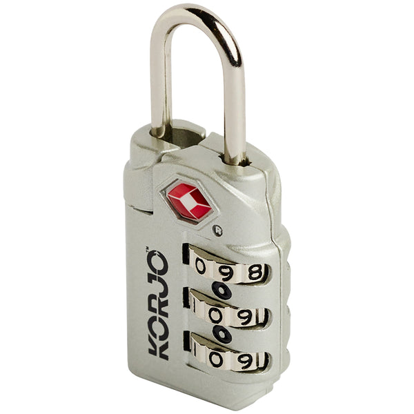 Korjo TSA Compliant Combination Lock Snowboard Bag Locks