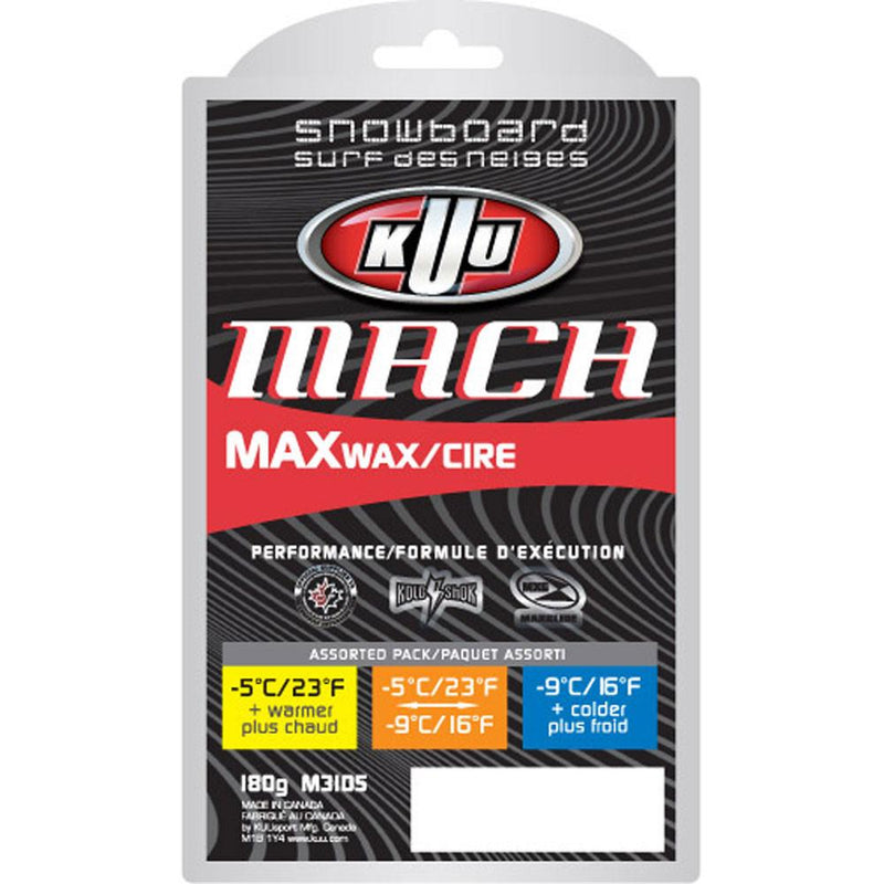 Kuu Mach 3 Temp Assorted Wax 180g