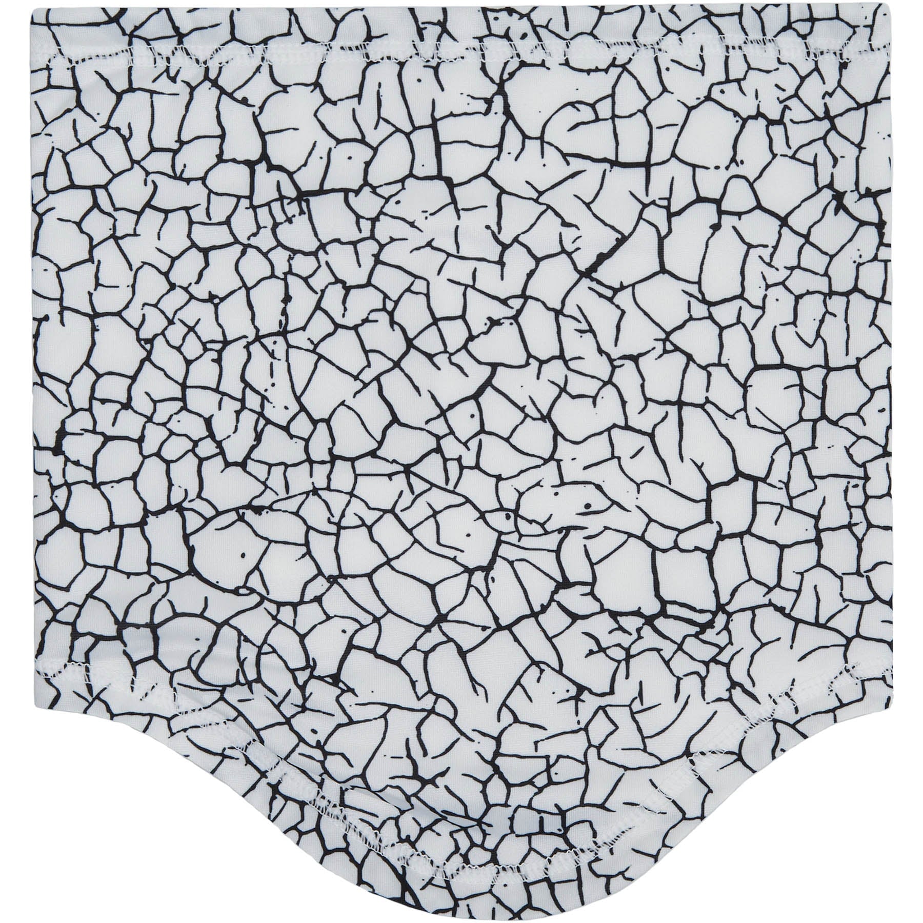 White Crackle Print