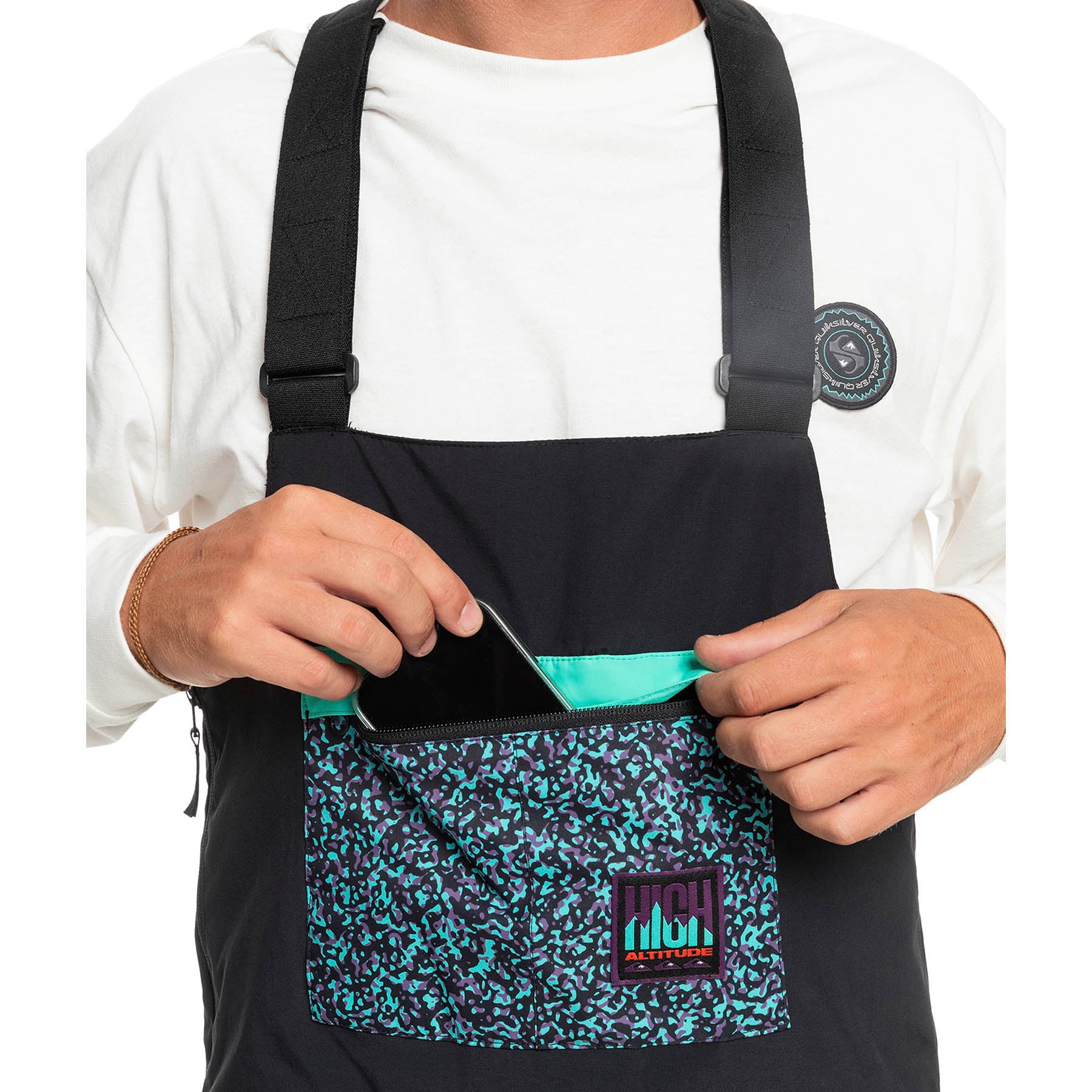 Quiksilver Fly High Bib 2023 | Mens Snowboard Bibs Australia
