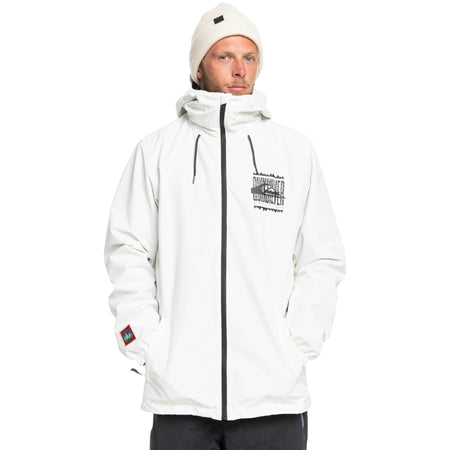 Snowboard jacket white outlet