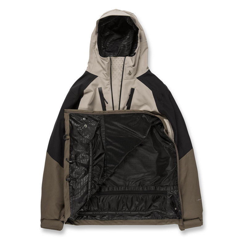 Volcom brighton best sale pullover jacket caramel