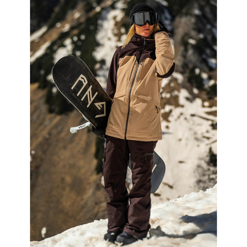 thumbnail image 2 of Volcom Shelter 3D Stretch Snowboard Jacket Wmn - Camo (tiger Print 2 of 11